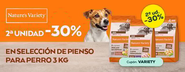 Nature's Variety: -30% en la 2ª unidad de selección de pienso para perro 3 kg