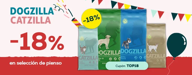 Dogzilla y Catzilla: -18% en selección de pienso