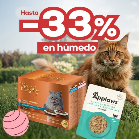 Hasta -33% en selección de húmedos para gato