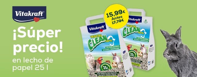 Vitakraft: Súper precio en lecho vegetal para roedores 25 l