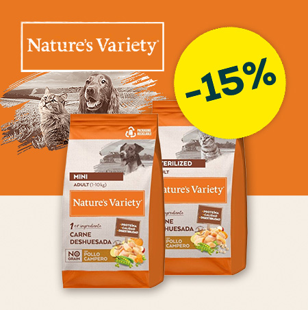 Natures Variety: -15% en pienso
