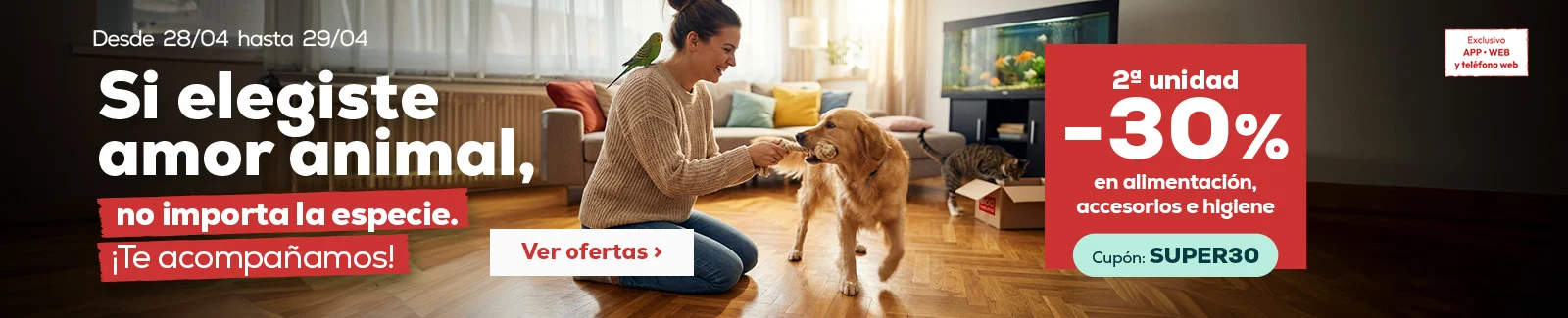 30% descuento en la segunda unidad