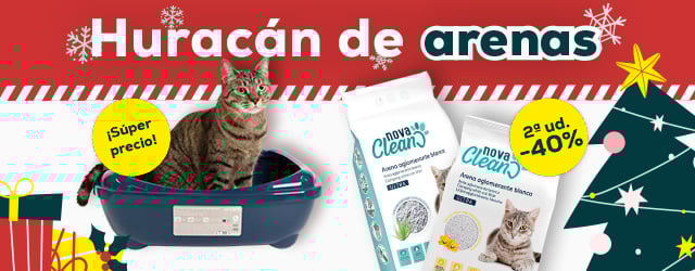 Huracán de arenas: ofertas en arenas y areneros para gato