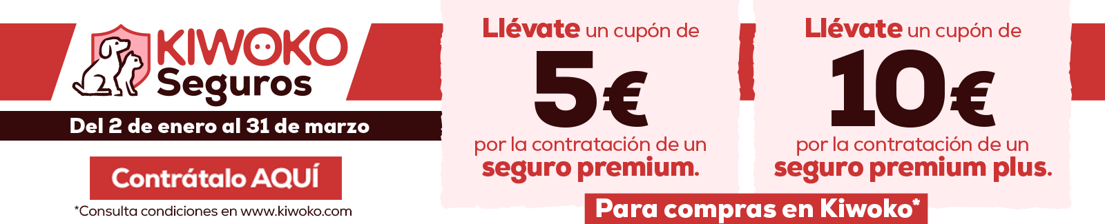 Kiwoko Seguros: La &oacute;pci&oacute;n m&aacute;s accesible y completa para nuestros amigos peludos