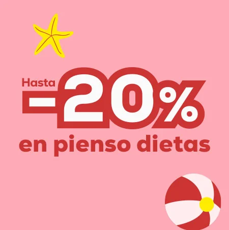 Hasta -20% en selección de pienso veterinario