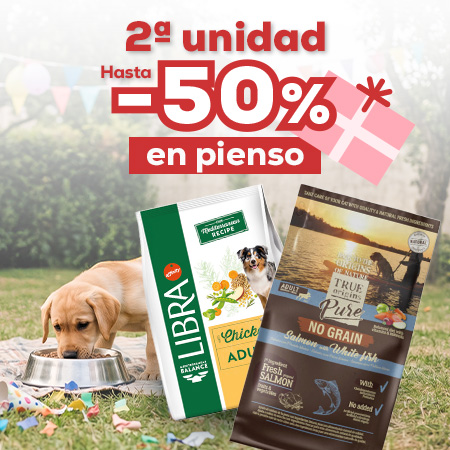Hasta -50% en la 2ª unidad en selección de pienso para perro