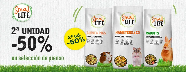 Small Life: -50% en la 2ª unidad en selección de pienso