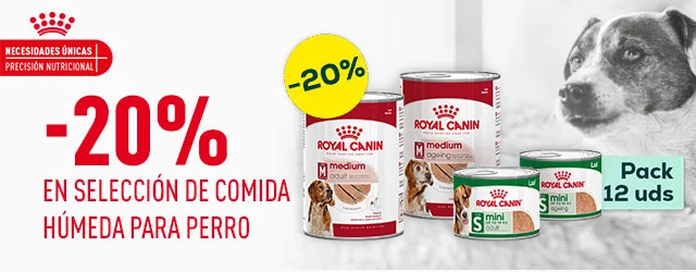 Royal Canin: -20% en selección de packs de húmedo para perro
