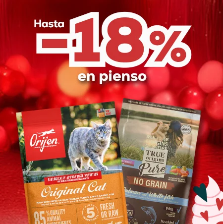 Hasta -18€ en pienso para gato