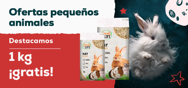 Small Life: 1 kilo de regalo con heno natural 2 kg