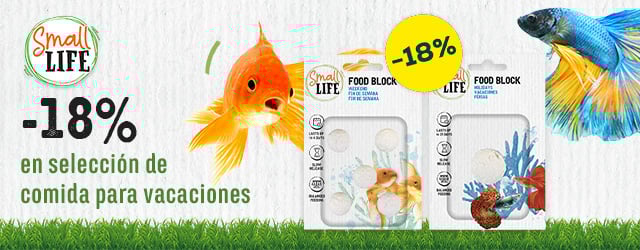 Small life: -18% en comida para peces