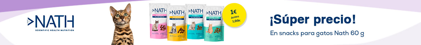 Súper precios en snacks para gatos Nath 60 g