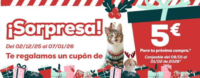 Compra durante el mes de diciembre y te regalamos -5€ pra tu próxima compra