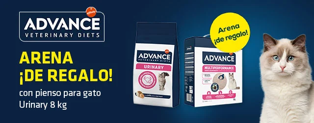 Advance Veterinary Diets: Arena ¡de regalo! con pienso para gato Urinary 8 kg