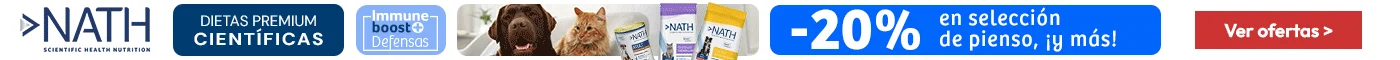 Nath: -20% en selecci&oacute;n de pienso, y m&aacute;s de -30% en selecci&oacute;n de packs de h&uacute;medo y snacks