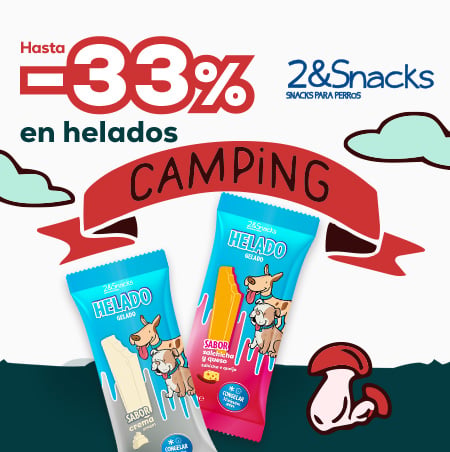 2&Snacks: Hasta -33% en selección de helados para perro