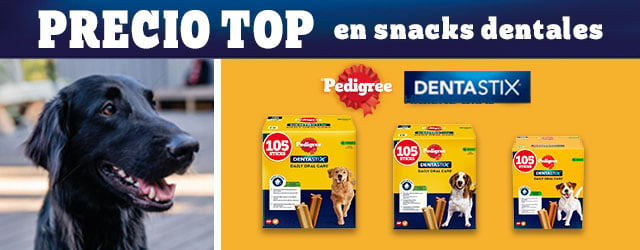 Pedigree: Precio Top en selección de snacks