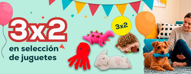 3 x 2 en selección de juguetes