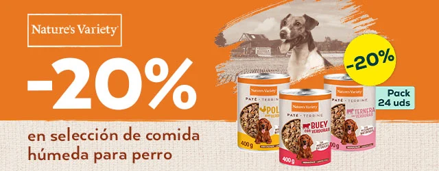Nature's Variety: -20% en selección de comida húmeda para perro 24uds Nature's Variety: -20% en selección de comida húmeda para perro 24uds