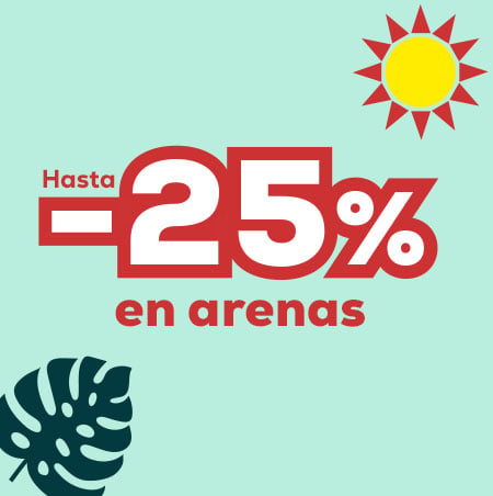 Hasta -25% en selección de arenas