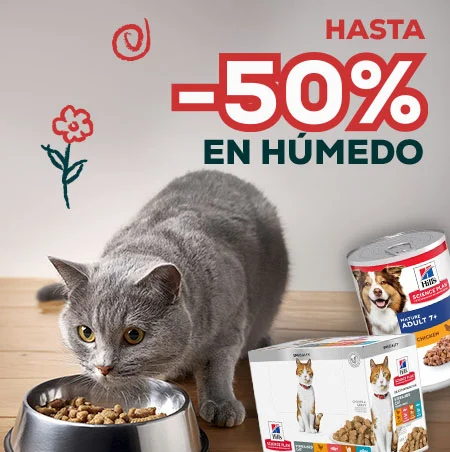 Hasta -50% en comida húmeda