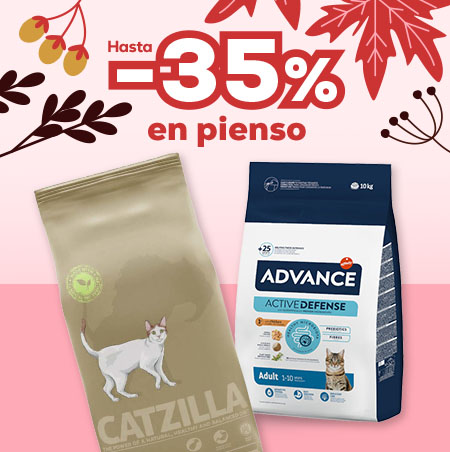 Hasta -35% en pienso para gato Hasta -35% en pienso para gato