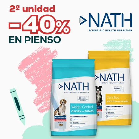 Nath: -40% en la 2ª unidad en selección de pienso para perro 12 kg