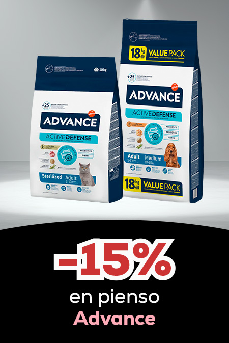 Advance: -15% descuento en selección de pienso