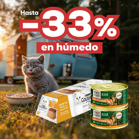 Hasta -33% en selección de húmedos para gato