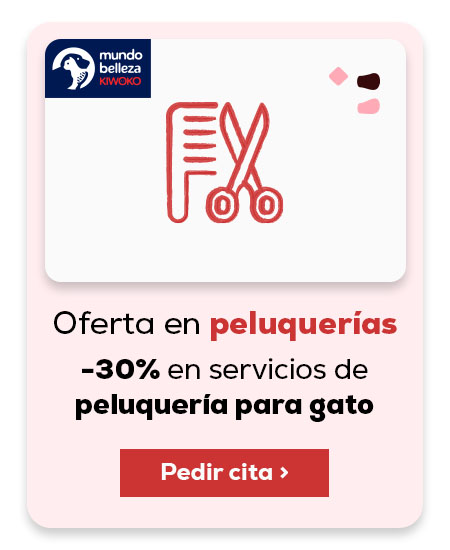 -30% exclusivo en servicios de peluquería para gato -30% exclusivo en servicios de peluquería para gato