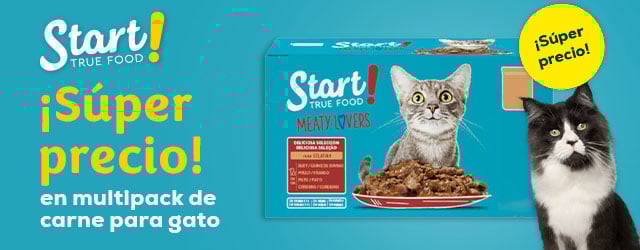 Start: Súper precio en packs de húmedo para gato