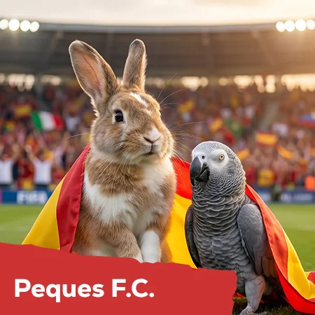 Selección futbol club pequeños animales