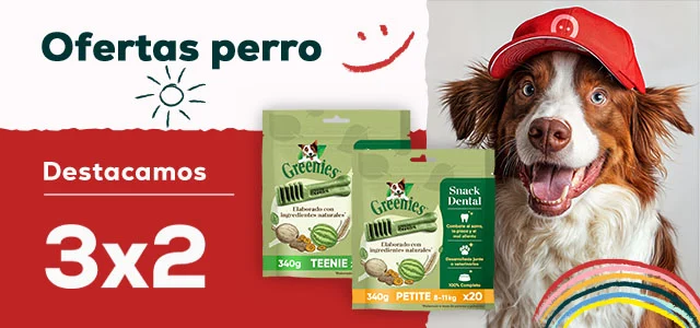 Greenies: 3 x 2 en seleeción de snacks para perro
