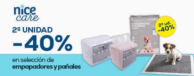 Nice care: -40% en la 2ª unidad en selección de empapadores y pañales