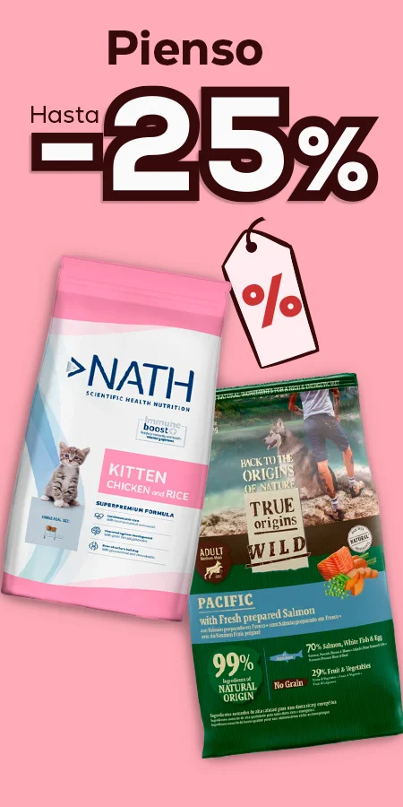 Hasta -25% en selección de pienso