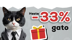 Hasta -33% en gato para el Black Friday