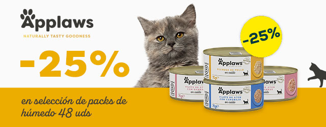 Applaws: -25% en selección de packs de comida húmeda 48 uds