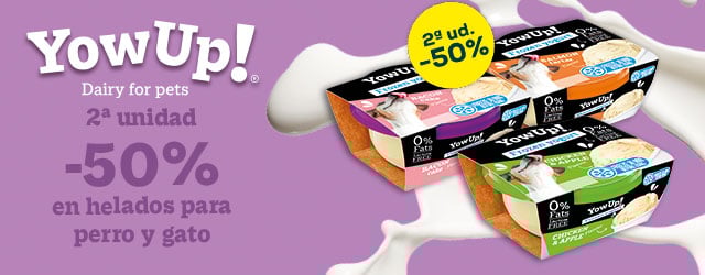 Yow Up: -50% en la 2ª unidad en helados para perro y gato