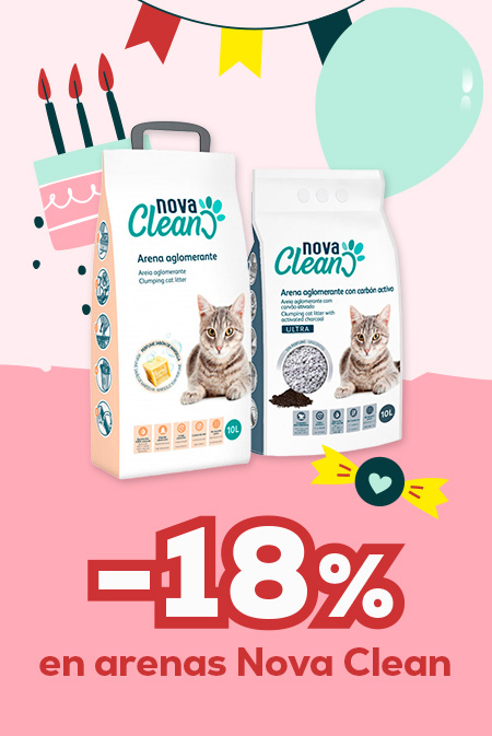 Nova clean: -18% en arenas