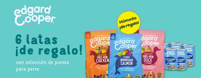 Edgard & Cooper: 6 latas de húmedo de regalo con pienso para perro 12 kg
