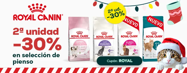 Royal Canin: Mes del gato: 2ª unidad -30% en selección de pienso para gato