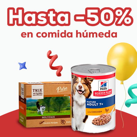 Comida húmeda para perro y gato con hasta 50% descuento en las mejores marcas