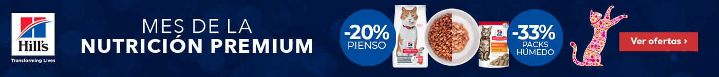 Mes de Hill's: -20% en selección de pienso para gato, y más de -30% en selección de packs de húmedo para gato