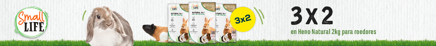Small Life: 3x2 en Heno Natural 2kg para roedores