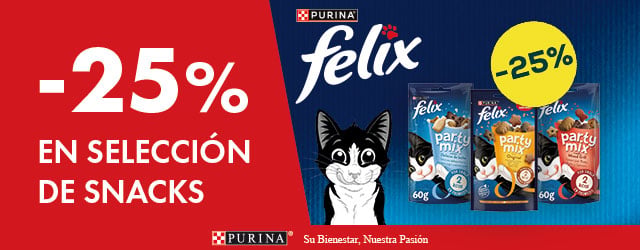 Felix: -25% en selección de snacks