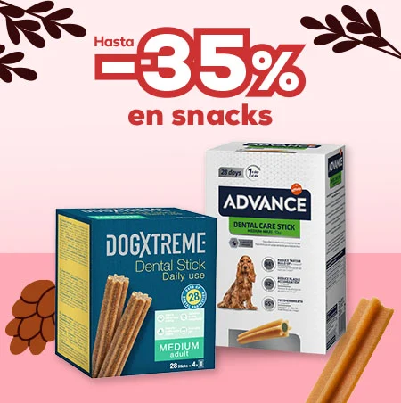 Hasta -35% en snacks para perro Hasta -35% en snacks para perro