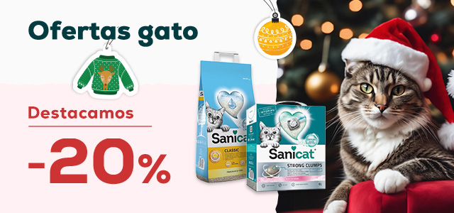 Sanicat: -20% en selección de arenas para gato