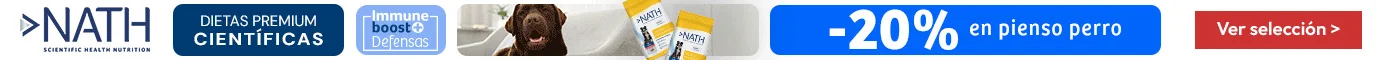 Nath: -20% en la selecci&oacute;n de pienso para perro y -50% en la 2&ordf; unidad en selecci&oacute;n de pienso para gato