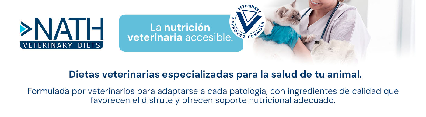 Nath - Dietas veterinarias formuladas para cubrir las necesidades específicas de tu animal. 