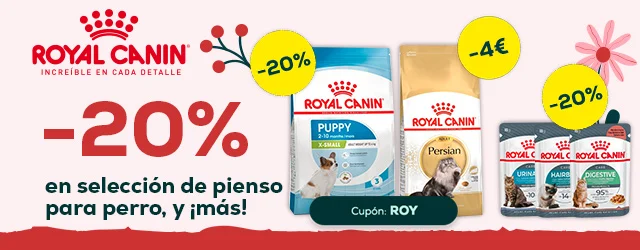 Royal Canin: Hasta -20% en selección de pienso, y -20% en selección de packs de húmedo para gato 24 uds